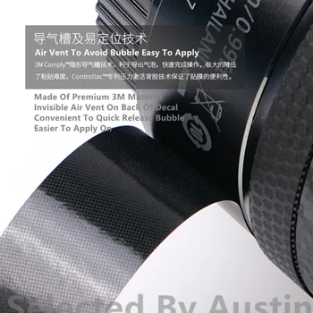 Cámara de la Piel de la Guardia Calcomanía Protector de Negro Mate Para Sony A7R4 7R VI A9M2 alfa 9 II Anti-arañazos Envoltura de la Película de la Cubierta de la etiqueta Engomada