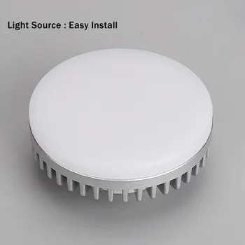 [DBF]360 grados Giratoria Superficie de LED tenedor de la Lámpara con la Luz de Bulbo Reemplazable 7W 9W 12W Anti-reflejos de la Superficie Montada Downlight