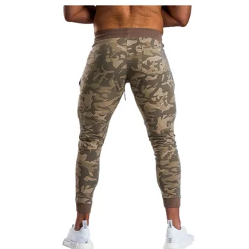 De algodón de camuflaje de los hombres y las mujeres casual ropa deportiva pantalones 2019 impreso el logotipo de la marca de los hombres pantalones jogger pantalones de fitness
