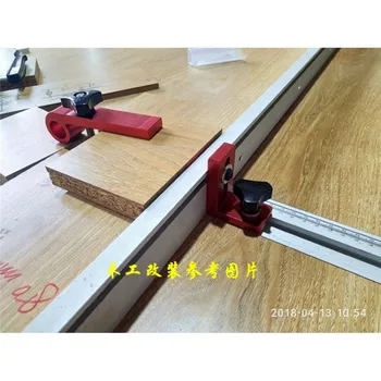 De aluminio T-pista de Soportes Deslizantes Para trabajar la madera mesa de trabajo de BRICOLAJE modificación