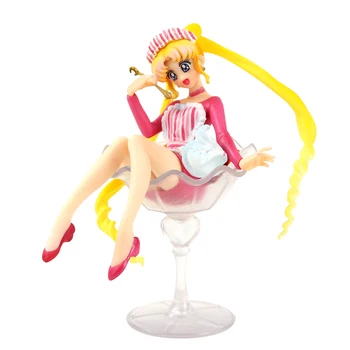 De Anime de 20 de Sailor Moon Dulces Tsukino Tienda de Fruta Salón de Ver. PVC Figuras de Acción de Juguetes Modelo de la Colección de Muñecas de Regalo de Navidad