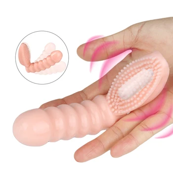 Dedo, Vibradores Juguetes Sexuales Para La Mujer Estimulación Del Clítoris Cepillo Vibrador De Dedo De La Manga Masaje De Punto G Vibrador Sexo Adulto Productos