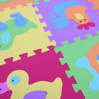Dibujos animados de Animales Patrón de la Alfombra de Espuma EVA alfombras Puzzle Niños Rompecabezas de Piso alfombra de Juego Para Niños, juegos infantiles, Gimnasio Gateando Esteras