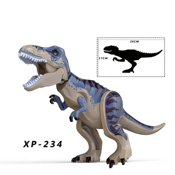 Dinosaurio 28*17 CM regalo de Cumpleaños Animales de Alta Calidad Fuerte Apto para Niños de Bloques de Construcción Amado por la Educación de los Niños