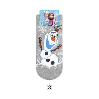 DIsney Congelado de dibujos animados calcetines Congelado Elsa / Anna / Olaf calcetines brillantes damas calcetines de regalo