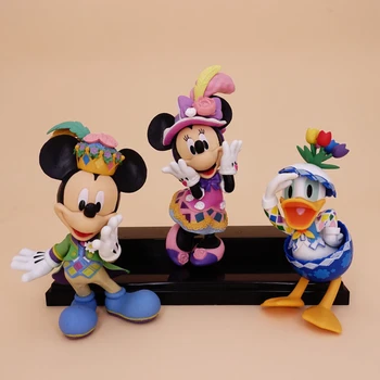 Disney Mickey Mouse, Donald Pato De Dibujos Animados De Minnie Micro Pastel De Cumpleaños Decoración De Juguetes De Mickey De La Figura De Acción Del Modelo De Muñeca Juguetes Para Los Niños De Las Niñas
