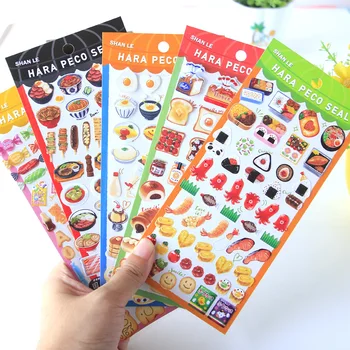 DIY Colorido kawaii Dulces de Sushi, Helado de Pegatinas Planificador Diario Diario Nota del Diario de Papel de Scrapbooking Álbumes PhotoTag