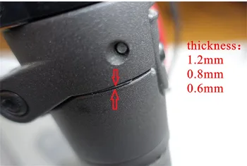 DIY modificado polo fijo choque almohadilla de goma plegable de protección de la almohadilla para el 1S / M365 / pro y Pro scooter eléctrico de piezas Personalizadas