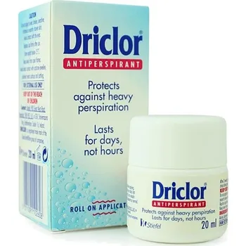 Driclor Solución Roll-on 20 ml - Antitranspirante sudor anti-