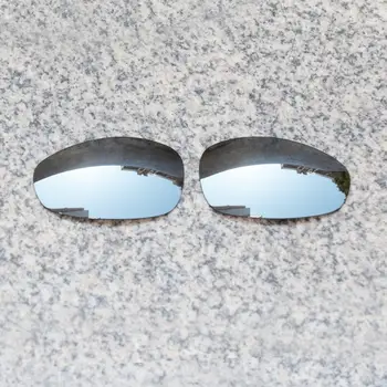 E. O. S Polarizada Mejorada de Reemplazo de Lentes de Oakley Juliet Gafas de sol - Plata Cromo Espejo Polarizado