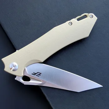 Eafengrow Nueva Llegada EF934 cuchillo plegable D2 cuchilla de mango de G10 de supervivencia al aire libre de la caza camping cuchillo de la Utilidad Militar de la EDC herramientas