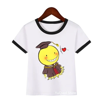 El Anime de Asesinato en la Clase de impresión de dibujos animados camiseta de niñas niños niños ropa divertido de la camiseta de la femme harajuku kawaii ropa de niños