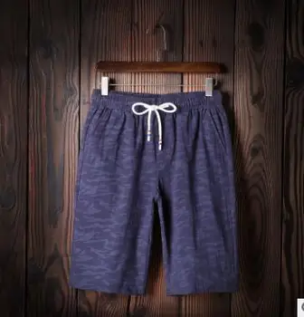 El crecimiento nominal cero hombres de camuflaje casual pantalones cortos de deporte de verano de algodón fino de cinco minutos de pantalones