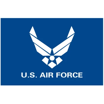 El envío libre de 90 x 150 cm de la USAF de la Fuerza Aérea de Estados unidos Alas Azules Logotipo de la Bandera 3 pies x 5 pies de Poliéster Banner personalizado bandera