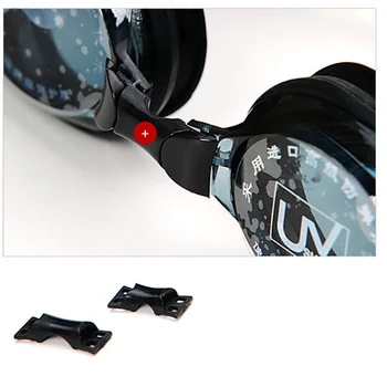 El Unisex gafas de Natación impermeable miopía gafas de -1.5 a -9.00 anti-niebla silicona óptica miopía miopía gafas