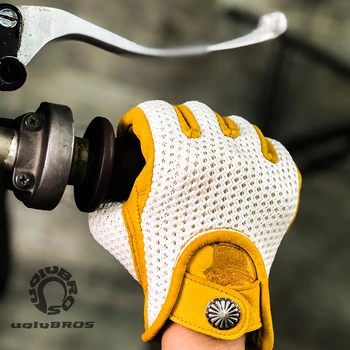 El verano de de malla de los guantes de la motocicleta de Motocross guantes de protección guantes de moto racing guantes de piel de oveja guantes de moto guantes de moto