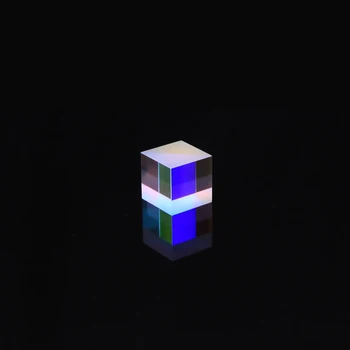 El Vidrio dicroico 25 mm Óptica de Color X-Cube Cuatro Pulido K9 Prisma para la Enseñanza del Experimento Láser Cubo arco iris de Cristal Mayorista