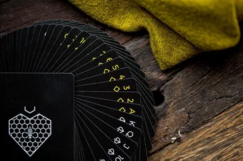 Ellusionist Super Abejas Jugando a las Cartas Killer Bee Cubierta de Blanco/Negro de Poker Cartas Magic de Cerca Trucos de Magia accesorios para Mago