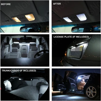 Envío gratis 4 piezas de coche-estilo LED Luces del Coche de Estilo Hi-Q en el Interior del Paquete del Kit Para el año 2016, el HYUNDAI ACCENT