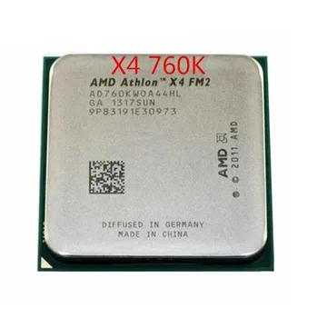 Envío gratis AMD X4 760K Quad-Core FM2 3.8 GHz 4MB de 100W procesador de la CPU piezas X4-760 (funciona )