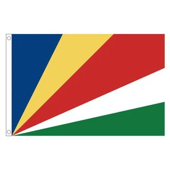 Envío gratis xvggdg Seychelles banderín de 90*150cm Colgando Seychelles de la bandera Nacional