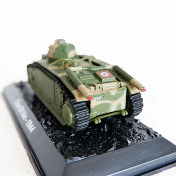 Escala 1/72 de la Aleación de Tanque del Ejército Modelo Char B1 BIS 944 modelo Estático Militar Tanque de Colección en Miniatura de la Decoración de los Niños de Regalo