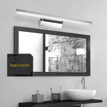 Estilo chino lavabo fregadero de la cuenca del espejo del led de los faros de estilo sencillo y moderno cuarto de baño espejo frontal lámpara de la lámpara de AC85-265V