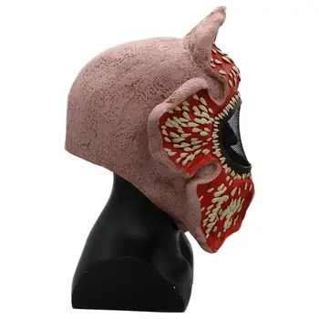 Extraño Cospaly Cosas 3 Demogorgon Máscara De Terror Completa De La Cabeza Casco De La Máscara De Horror De Halloween Carnaval Props