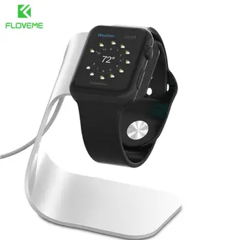 FLOVEME Metal Cargador Titular de Soporte para el Apple Watch Dock cargador para Apple Watch 2 3 Cargador de Muelle de la Estación de Titular