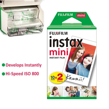 Fujifilm Instax Mini 9 Película en Blanco de la Foto de las Hojas (20/30/40/60/80/100pcs) Para Mini 11 / 8 Cámara Instantánea + 10-EN-1 Kit de Accesorios