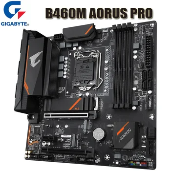 Gigabyte B460M AORUS PRO de la Placa base LGA 1200 10 de Generatio Core/Pentium ® /Celeron ® DDR4 128GB de Escritorio GA B460 Placa PCI-E 3.0