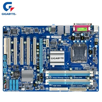 Gigabyte GA-P45T-ES3G de la Placa base Para Intel P45 DDR3 USB2.0 16GB LGA 775 P45T ES3G de Escritorio de la Placa base placa base Utiliza SATA II