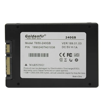 Goldenfir SATA III de 240GB SSD de 2.5 unidad de estado sólido disco de 240gb ssd de disco duro para APPLE, DELL, HP