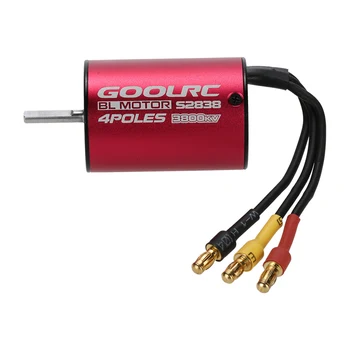 GoolRC S2838 3800KV Sensorless Motor Brushless de 1/18 1/16 Coche RC