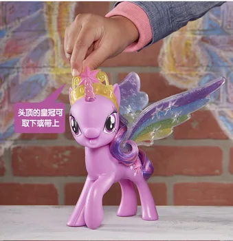 Hasbro My Little Pony Juguetes Pony Sueño Púrpura Yue Princesa Luminoso de la Muñeca de la Amistad Es Magia Rainbow Pony Modelo dol lGirl Regalo