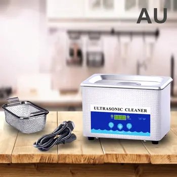 Hogar Ultrasónico de la máquina de limpieza de cristales limpieza de la joyería reloj de hardware del dispositivo de limpieza ultrasónica + cesta