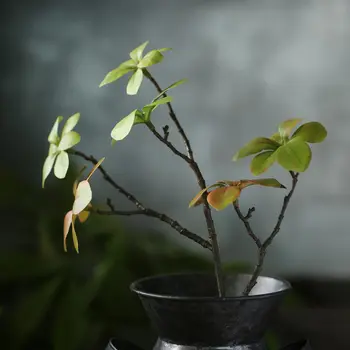 Hoja Artificial Falso hojas de bayas Silvestres de Hoja Japonés Pétalo de la Hoja de la Decoración de la Fotografía Props