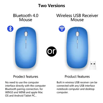 Inalámbrica Bluetooth 4.0 Mouse para Microsoft Surface Pro 3 Pro 4 pilas Ratones Óptico de 1600 DPI Bluetooth 4.0 Silencio Ratón