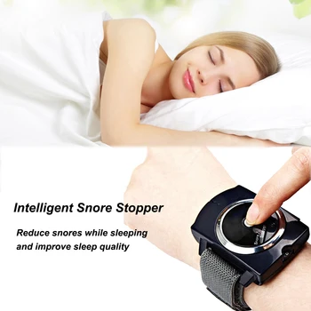 Inteligente Snore Stopper Biosensor De Lucha Contra El Ronquido Dispositivos De Rayos Infrarrojos Detecta Pulsera De Dormir Equipos De Ayuda A La