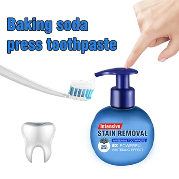 Intensivo de Removedor de Manchas para Blanquear la Pasta de dientes Contra el Sangrado de las Encías durante el Cepillado de los Dientes AUG889