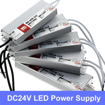 IP67 Impermeable del Conductor del LED DC12V 24V de Iluminación de los Transformadores de Luz al aire libre fuente de Alimentación de 12V 10W 20W 30W 45W 60W 100W 200W 300W