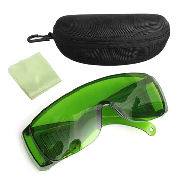 IPL Verde 200-2000NM de Luz Láser de Protección Gafas de Seguridad Gafas de OD+4 Con Caja de Seguridad en el Trabajo