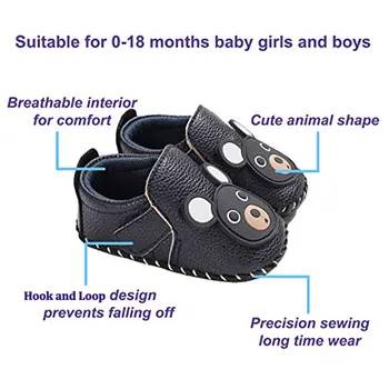Jackshibo Caminar Zapatos De Bebé Niñas Niños Suela Blanda Niño Zapatillas De Deporte Lindo De La Historieta Del Primer Walker Zapatos De Bebé Recién Nacido Zapatos De Cunas