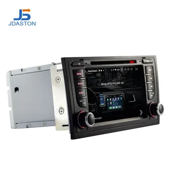 JDASTON PX6 Android 10 Reproductor de DVD del Coche Para Audi A6 S6 RS6 Multimedia 2 Din para Radio de Coche de GPS de Navegación Estéreo WIFI 4G ROM RAM 64G