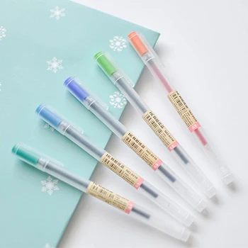 JIANWU 12pcs/set 0,5 mm de arte Creativo colorido de modelado clip bolígrafo de gel suave neutro lápiz kawaii útiles Escolares