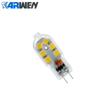 KARWEN G4 G9 LED de la Lámpara Lampada LED de 12V 220V 2W 3W Mini Bombilla Lechoso Transparente 360 Ángulo de Haz de las Luces de Sustituir Halógenas G4 10PCS/LOTE