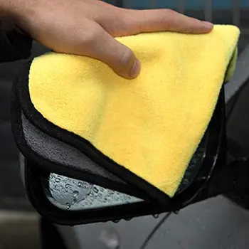 Kayme 3 Pack de Microfibra toalla de lavado de Coches de Pulido de cuidado de la depilación con cera paño de limpieza de Coche de belleza toalla súper absorbente y resistente 30*60CM