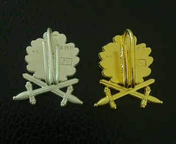 La 2 ª guerra mundial la segunda guerra mundial alemán de Caballero de la Cruz de Hierro de hojas de Roble w/espadas Pin Insignia de Plata de Oro 1 Conjuntos de