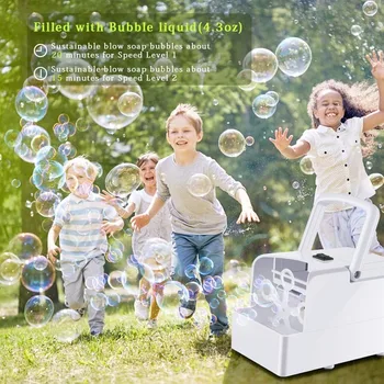 La burbuja de la Máquina Automática de Bubble Blower Fiesta de Cumpleaños de la Boda de la Burbuja Fabricante de Verano al aire libre Juguete para los Niños de Dropshipping
