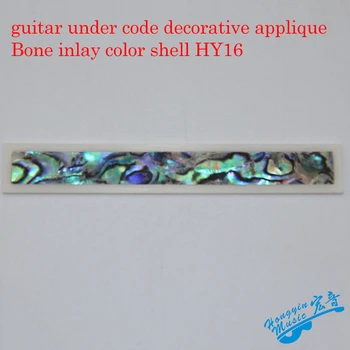 La guitarra de Puente Bajo el Código de Apliques Decorativos Para Guitarra Clásica, Puro Hueso con Incrustaciones de colores Shell/Arce/Palisandro de 80mm*12mm*1.5 mm